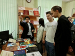 Книжные выставки: «Арсенал и щит России», «О Белёве, о крае, о Родине», «Война. Победа. Память», «Путешествуем по Тульскому краю», «Люби и изучай свой край!», «Год семьи в библиотеке»