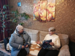 Акция-поздравление на дому для читателей «мудрого возраста» «Новый год в каждый дом».